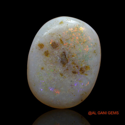 7.00 Cts Natural Australian Fire Opal Loose Gemstone Oval Cabochon 20x15x3 mm AB-671