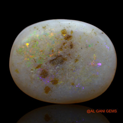 7.00 Cts Natural Australian Fire Opal Loose Gemstone Oval Cabochon 20x15x3 mm AB-671