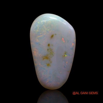 7.00 Cts Natural Australian Fire Opal Loose Gemstone Fancy Cabochon 22x13x4 mm AB-672
