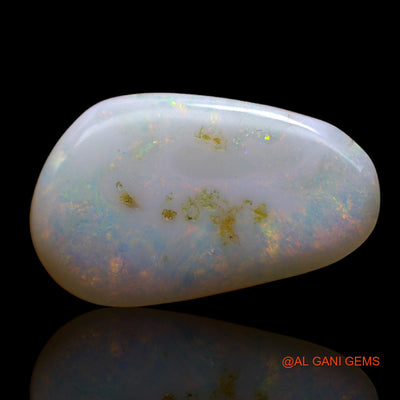 7.00 Cts Natural Australian Fire Opal Loose Gemstone Fancy Cabochon 22x13x4 mm AB-672