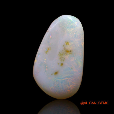 7.00 Cts Natural Australian Fire Opal Loose Gemstone Fancy Cabochon 22x13x4 mm AB-672