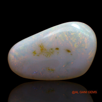 7.00 Cts Natural Australian Fire Opal Loose Gemstone Fancy Cabochon 22x13x4 mm AB-672