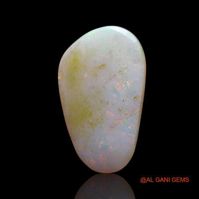 7.00 Cts Natural Australian Fire Opal Loose Gemstone Fancy Cabochon 22x13x4 mm AB-672