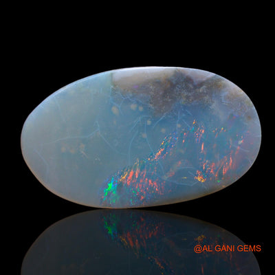 6.00 Cts Natural Australian Fire Opal Fancy Cabochon Loose Gemstone For Jewelry 21x12x3 mm AB-673