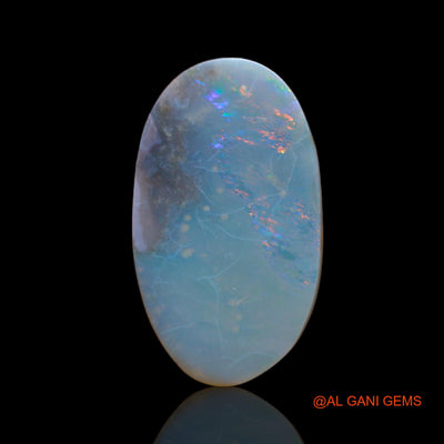 6.00 Cts Natural Australian Fire Opal Fancy Cabochon Loose Gemstone For Jewelry 21x12x3 mm AB-673