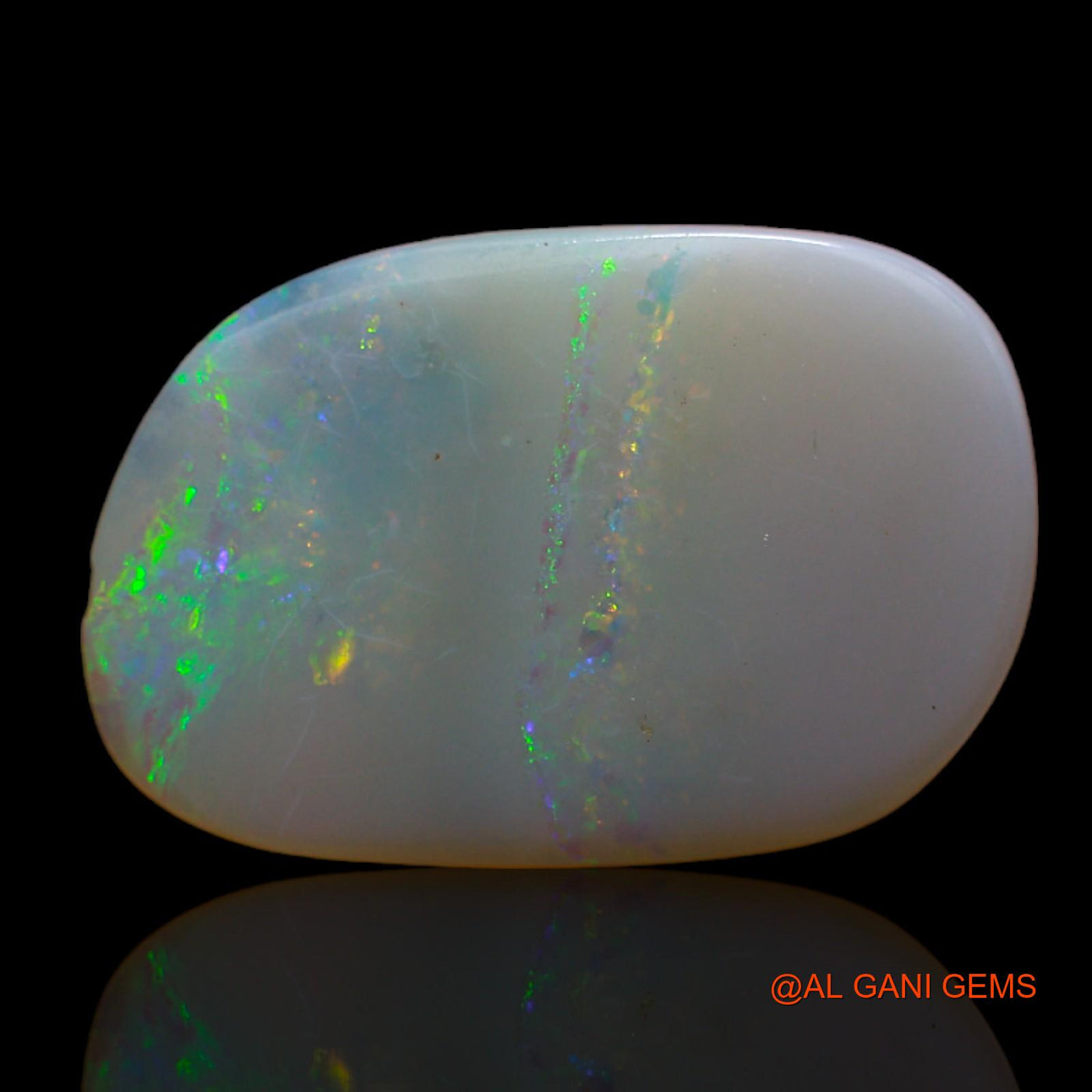 5.00 Cts Natural Australian Fire Opal Loose Gemstone Oval Cabochon 20x13x3 mm AB-674