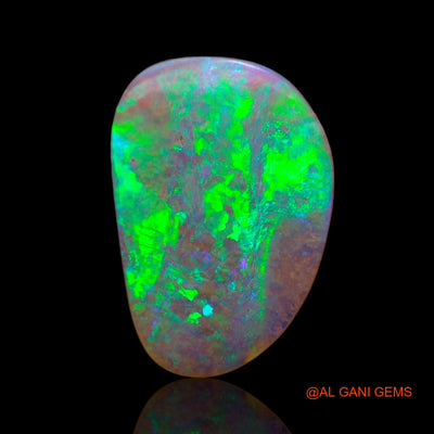 4.00 Cts Unheated Australian Fire Opal Loose Gemstone Fancy Cabochon Natural 19x13x2 mm AB-676