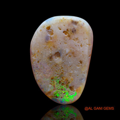 4.00 Cts Unheated Australian Fire Opal Loose Gemstone Fancy Cabochon Natural 19x13x2 mm AB-676