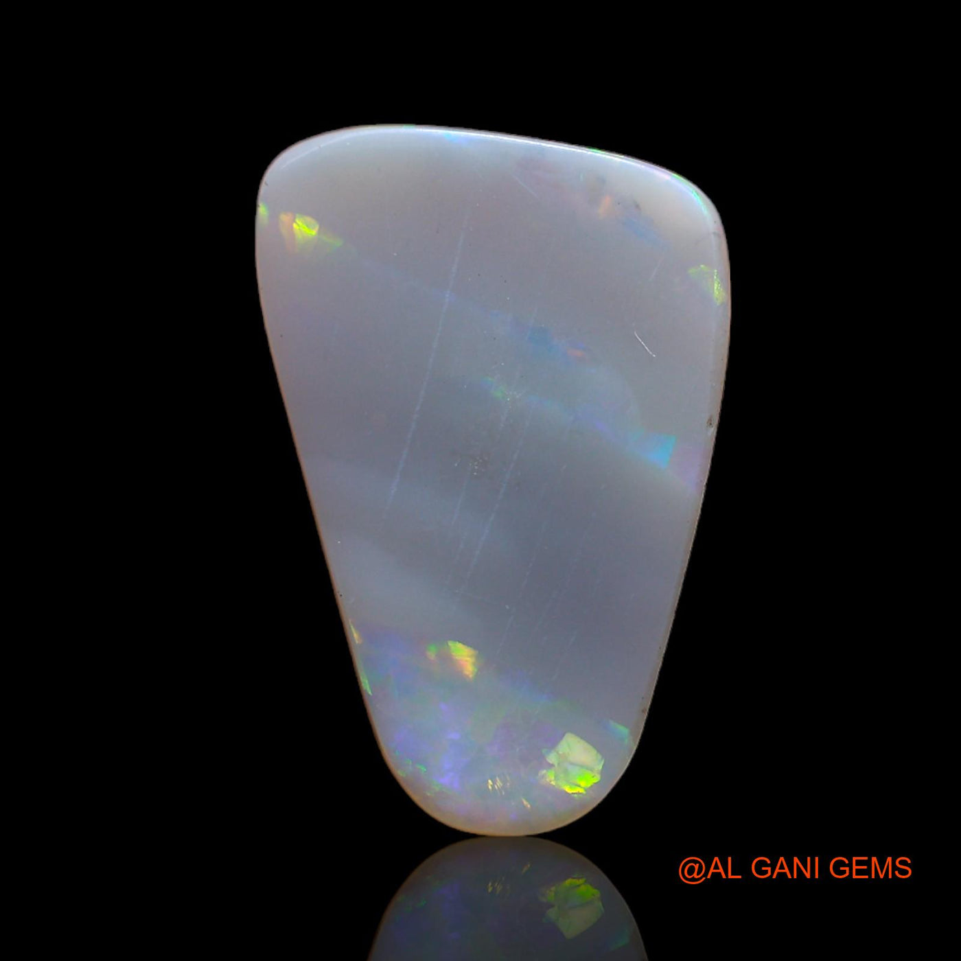 3.00 Cts Natural Australian Fire Opal Loose Gemstone Oval Cabochon 19x13x2 mm AB-678