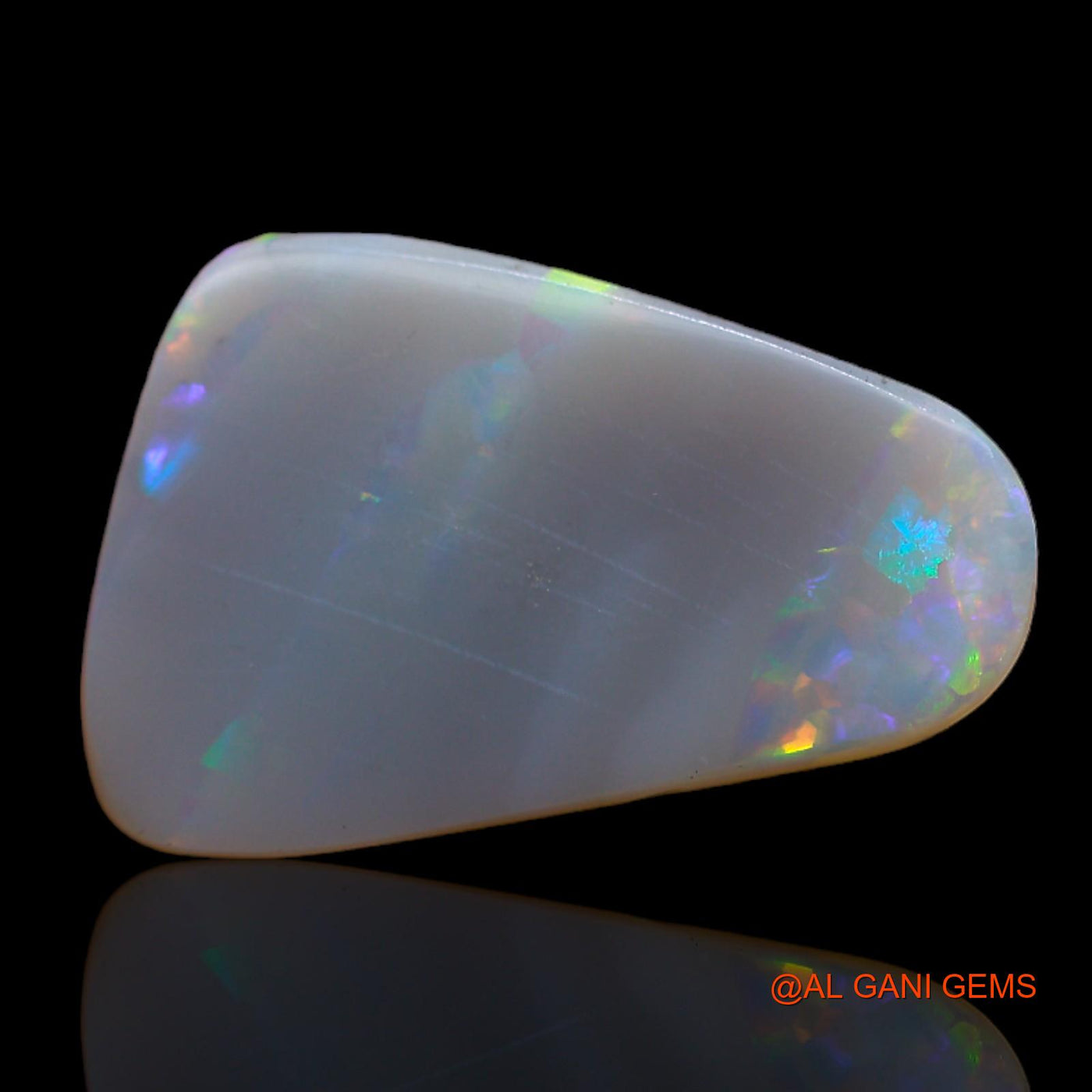 3.00 Cts Natural Australian Fire Opal Loose Gemstone Oval Cabochon 19x13x2 mm AB-678
