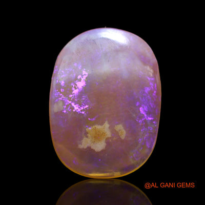 5.00 Cts Natural Australian Fire Opal Loose Gemstone Fancy Cabochon 18x13x3 mm AB-679