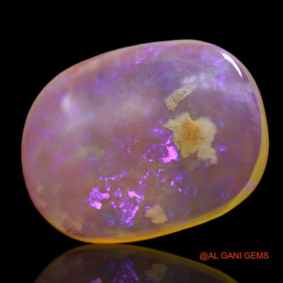 5.00 Cts Natural Australian Fire Opal Loose Gemstone Fancy Cabochon 18x13x3 mm AB-679