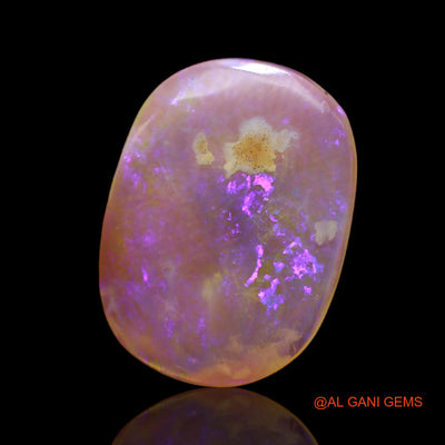 5.00 Cts Natural Australian Fire Opal Loose Gemstone Fancy Cabochon 18x13x3 mm AB-679