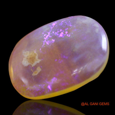 5.00 Cts Natural Australian Fire Opal Loose Gemstone Fancy Cabochon 18x13x3 mm AB-679