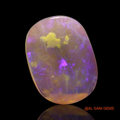 5.00 Cts Natural Australian Fire Opal Loose Gemstone Fancy Cabochon 18x13x3 mm AB-679