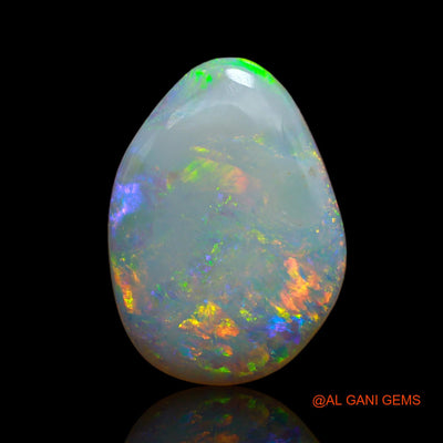 5.00 Cts Unheated Australian Fire Opal Loose Gemstone Fancy Cabochon Natural 19x14x3 mm AB-67