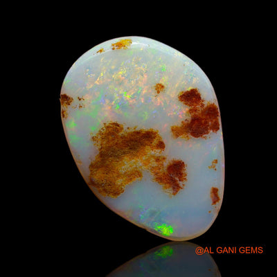 5.00 Cts Unheated Australian Fire Opal Loose Gemstone Fancy Cabochon Natural 19x14x3 mm AB-67