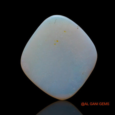 4.00 Cts Natural Australian Fire Opal Loose Gemstone Fancy Cabochon 15x15x2 mm AB-680