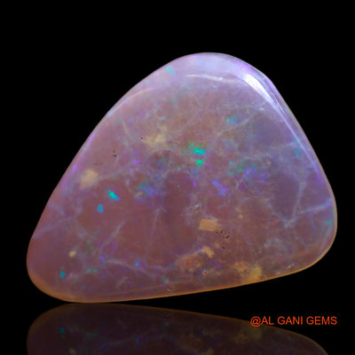 4.00 Cts Natural Australian Fire Opal Fancy Cabochon Loose Gemstone For Jewelry 21x15x2 mm AB-681