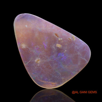 4.00 Cts Natural Australian Fire Opal Fancy Cabochon Loose Gemstone For Jewelry 21x15x2 mm AB-681