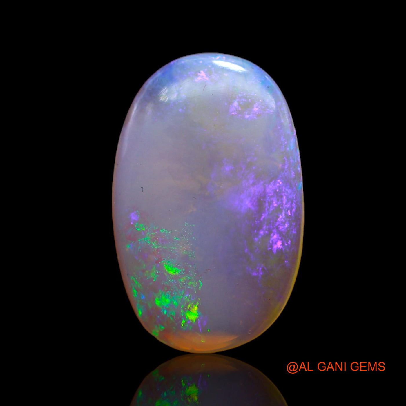 5.00 Cts Natural Australian Fire Opal Loose Gemstone Oval Cabochon 20x13x3 mm AB-683