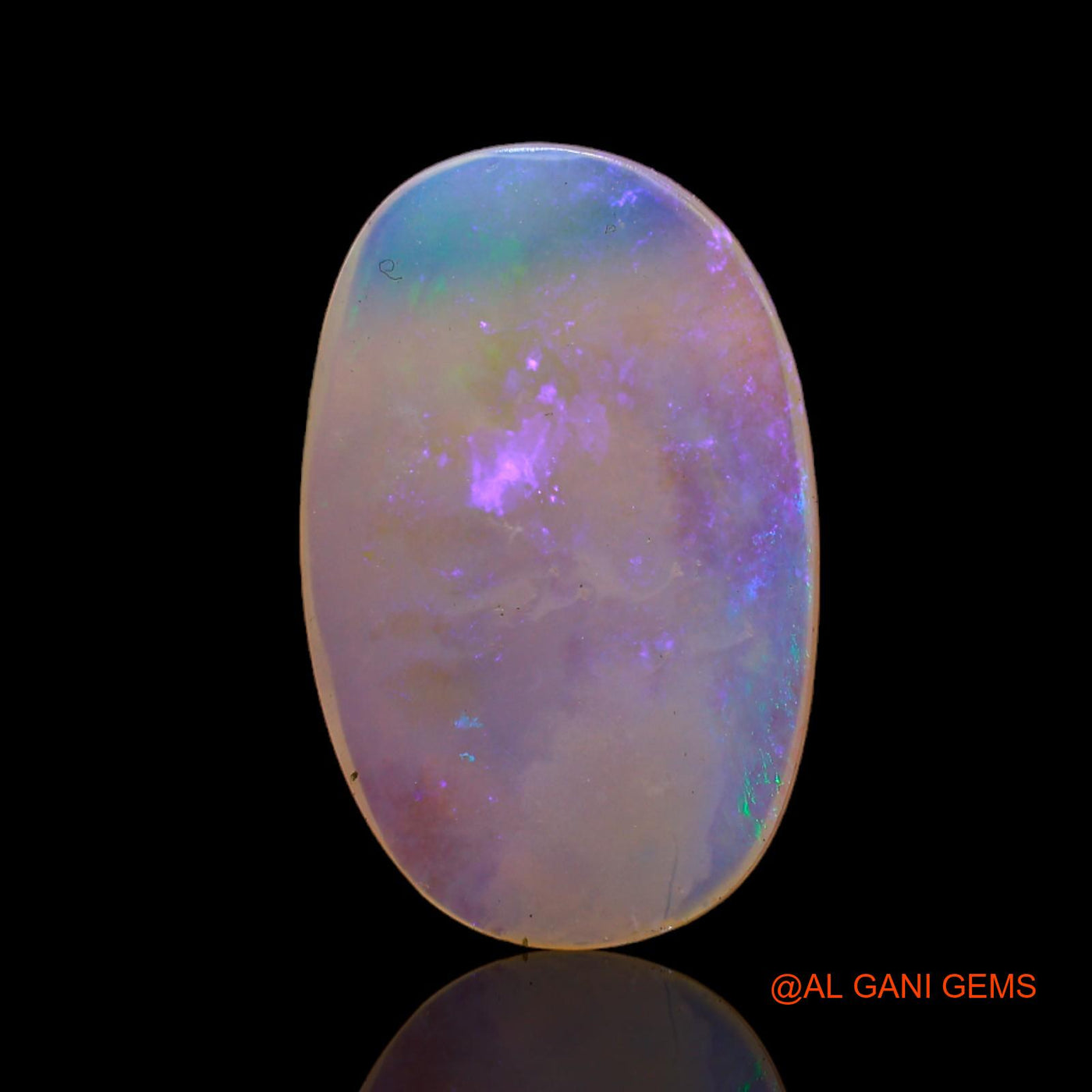 5.00 Cts Natural Australian Fire Opal Loose Gemstone Oval Cabochon 20x13x3 mm AB-683