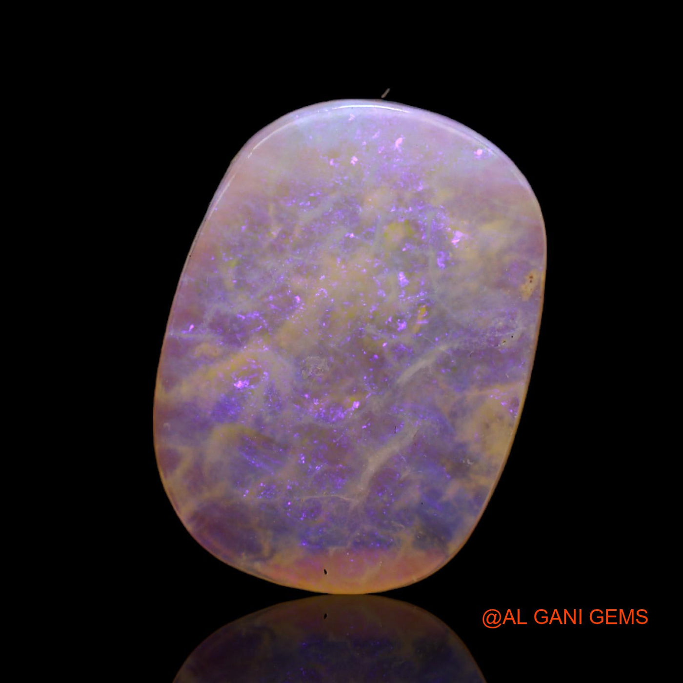 5.00 Cts Natural Australian Fire Opal Oval Cabochon Loose Gemstone For Jewelry 17x13x3 mm AB-686