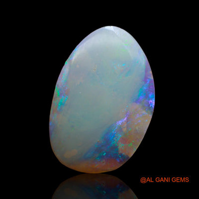 3.00 Cts Unheated Australian Fire Opal Loose Gemstone Fancy Cabochon Natural 18x12x2 mm AB-688