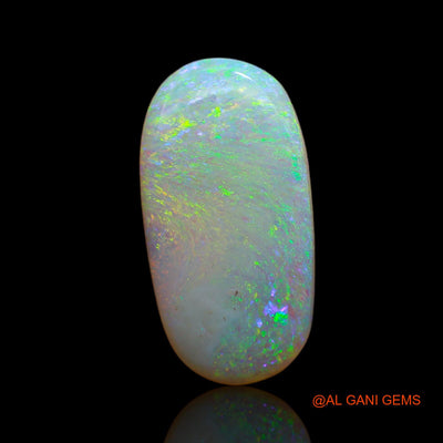 Natural Untreated Fire Opal Loose Gemstone Oval Cabochon From Australia 4.85 Cts 19x10x3 mm AB-68