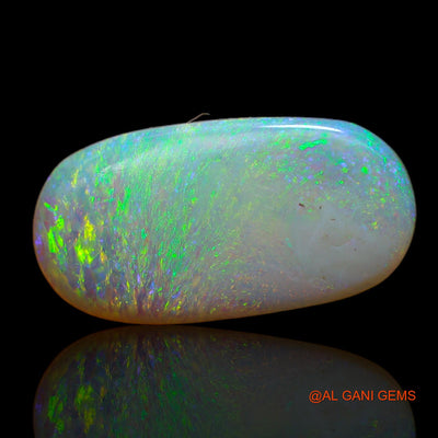 Natural Untreated Fire Opal Loose Gemstone Oval Cabochon From Australia 4.85 Cts 19x10x3 mm AB-68