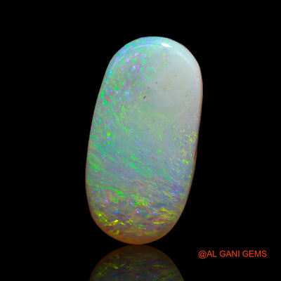 Natural Untreated Fire Opal Loose Gemstone Oval Cabochon From Australia 4.85 Cts 19x10x3 mm AB-68