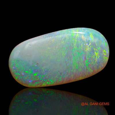 Natural Untreated Fire Opal Loose Gemstone Oval Cabochon From Australia 4.85 Cts 19x10x3 mm AB-68
