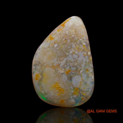 4.00 Cts Natural Australian Fire Opal Loose Gemstone Fancy Cabochon 18x12x2 mm AB-690