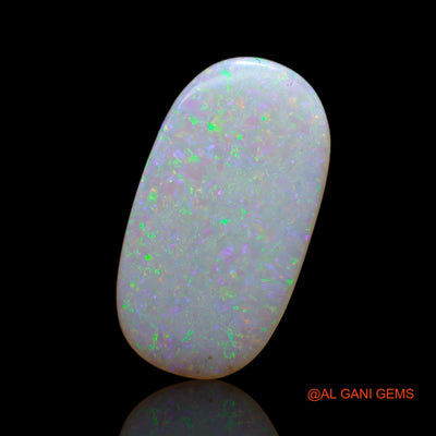 3.80 Cts Unheated Australian Fire Opal Loose Gemstone Oval Cabochon Natural 19x10x2 mm AB-692