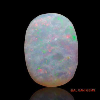 Natural Fire Opal Gemstone 3.80 Cts Loose Oval Cabochon From Australia 18x13x2 mm AB-694