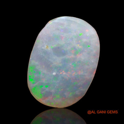 Natural Fire Opal Gemstone 3.80 Cts Loose Oval Cabochon From Australia 18x13x2 mm AB-694