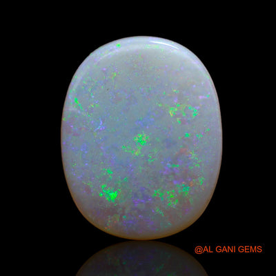 Natural Fire Opal Gemstone 5.40 Cts Loose Oval Cabochon From Australia 16x13x3 mm AB-695
