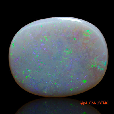 Natural Fire Opal Gemstone 5.40 Cts Loose Oval Cabochon From Australia 16x13x3 mm AB-695