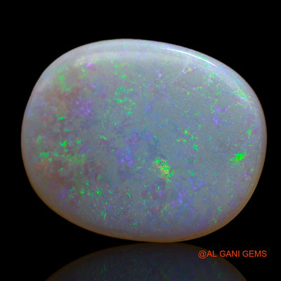 Natural Fire Opal Gemstone 5.40 Cts Loose Oval Cabochon From Australia 16x13x3 mm AB-695