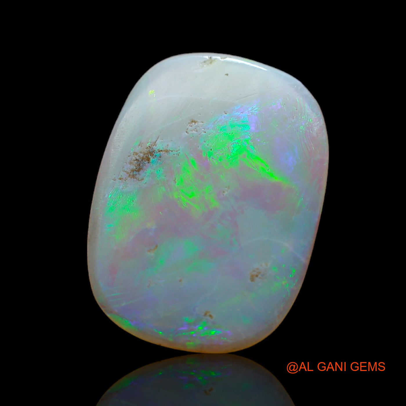 3.60 Cts Natural Australian Fire Opal Loose Gemstone Oval Cabochon 16x12x2 mm AB-697