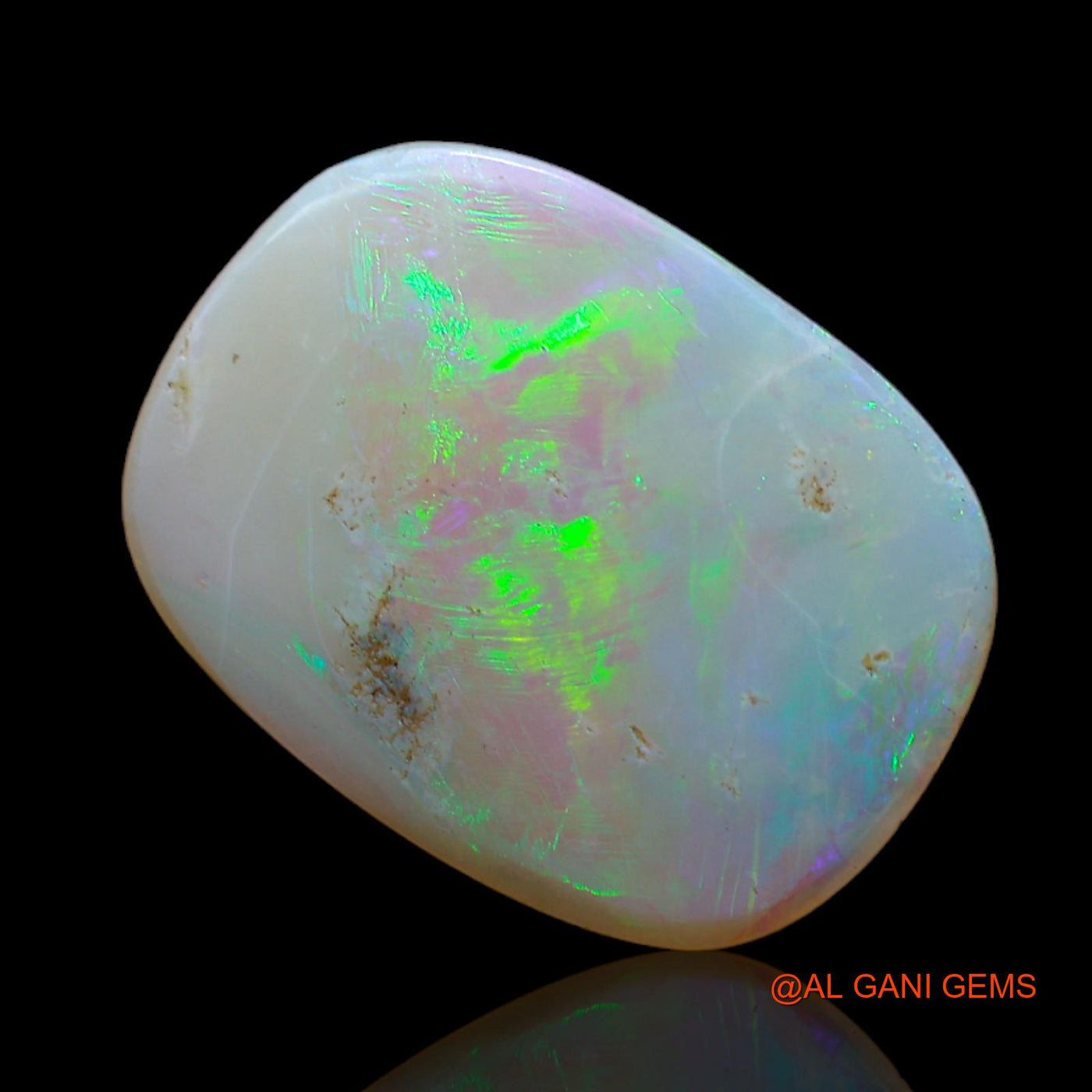 3.60 Cts Natural Australian Fire Opal Loose Gemstone Oval Cabochon 16x12x2 mm AB-697