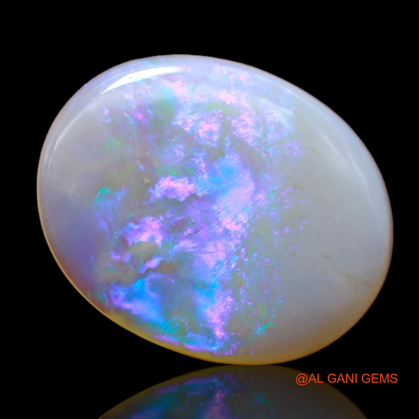 3.53 Cts Natural Australian Fire Opal Loose Gemstone Oval Cabochon 16x13x2 mm AB-698