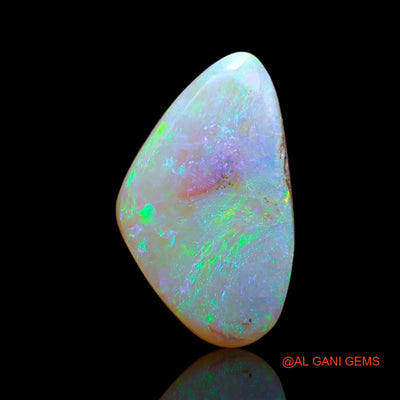 Natural Untreated Fire Opal Loose Gemstone Fancy Cabochon From Australia 4.00 Cts 18x11x3 mm AB-69