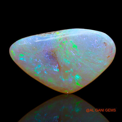 Natural Untreated Fire Opal Loose Gemstone Fancy Cabochon From Australia 4.00 Cts 18x11x3 mm AB-69