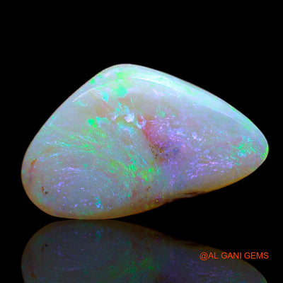 Natural Untreated Fire Opal Loose Gemstone Fancy Cabochon From Australia 4.00 Cts 18x11x3 mm AB-69