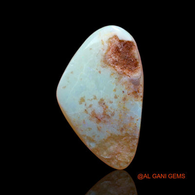 Natural Untreated Fire Opal Loose Gemstone Fancy Cabochon From Australia 4.00 Cts 18x11x3 mm AB-69