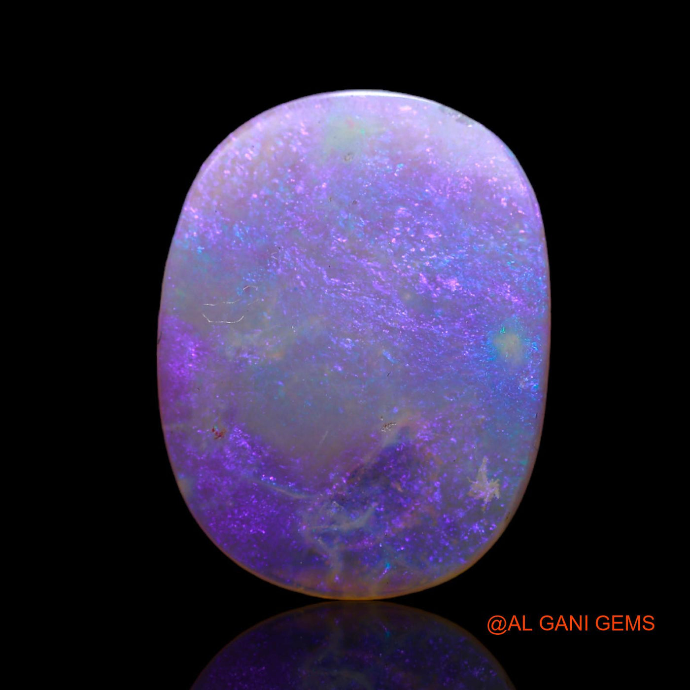 3.20 Cts Natural Australian Fire Opal Loose Gemstone Oval Cabochon 16x12x3 mm AB-700