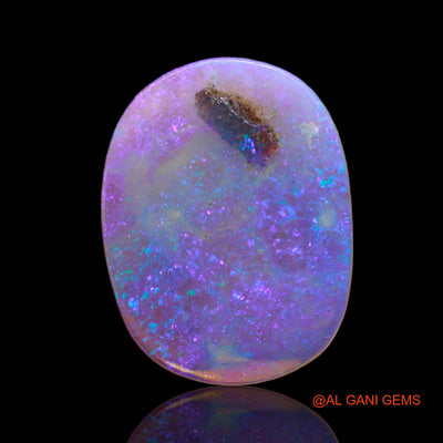 3.20 Cts Natural Australian Fire Opal Loose Gemstone Oval Cabochon 16x12x3 mm AB-700