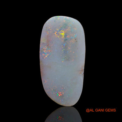 2.40 Cts Natural Australian Fire Opal Loose Gemstone Fancy Cabochon 20x10x1 mm AB-701