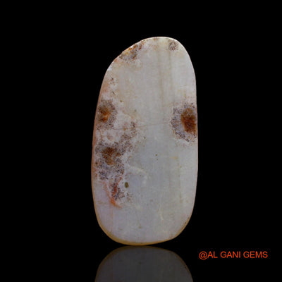 2.40 Cts Natural Australian Fire Opal Loose Gemstone Fancy Cabochon 20x10x1 mm AB-701